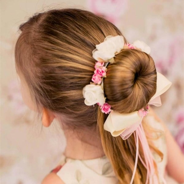 Kids Dreams Flower Bun Garland