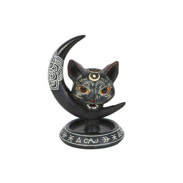 Serano Black Cat Moon Backflow Incense Burner