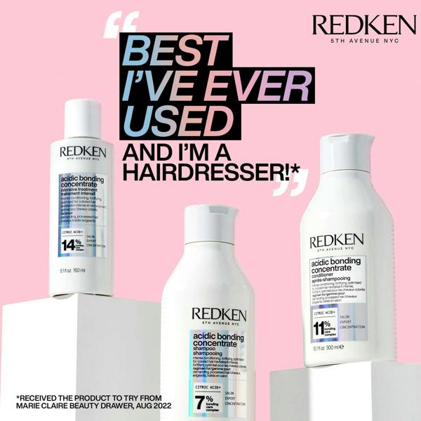 Redken Acidic Bonding Concentrate Conditioner, Bond Repair for Damaged & Colour-Treated Hair 300ml - Additional 4