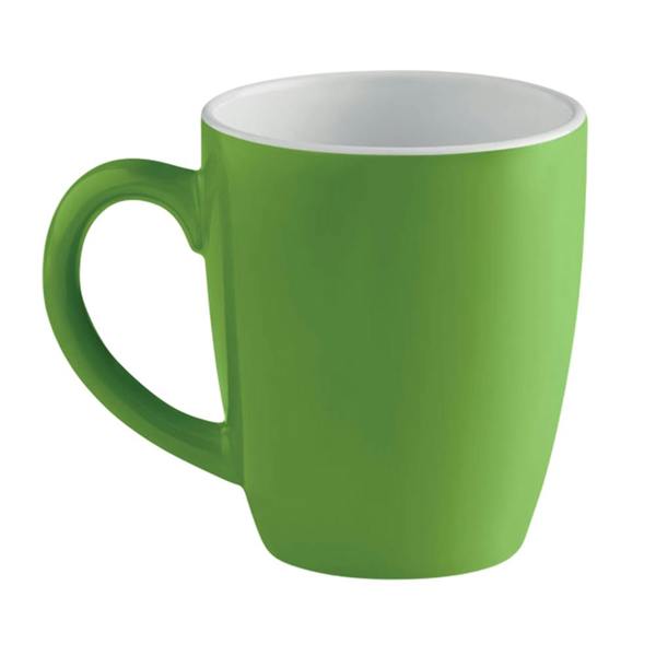 MidOcean Trent Coloured Ceramic Mug - Green/White - 