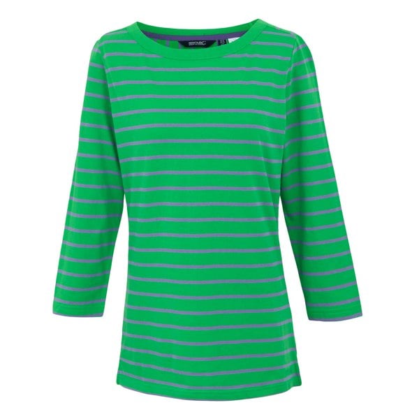 Regatta Womens/Ladies Baylette II Striped T-Shirt - Green