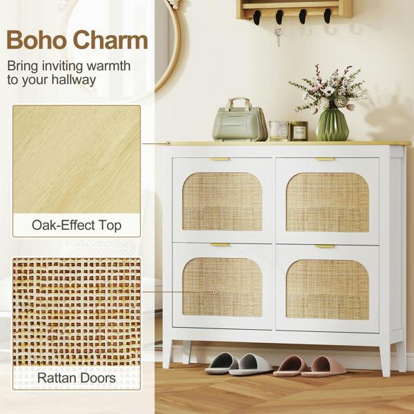 Flip-down Shoe Cabinet