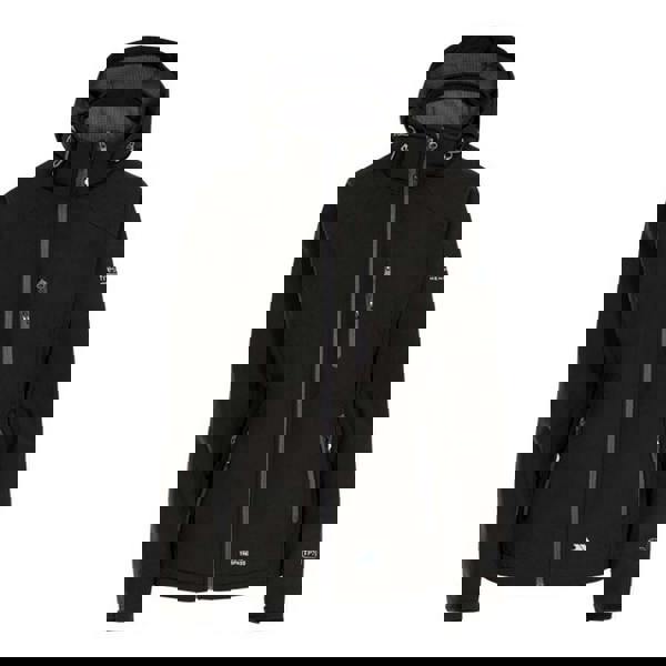 Trespass Womens/Ladies Bela II Waterproof Soft Shell Jacket - Black - 