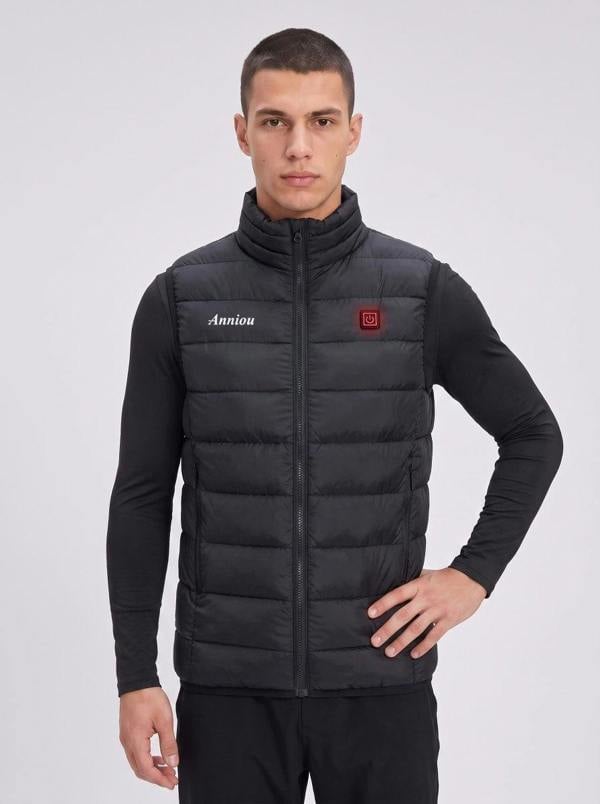 Anniou Men's Heated Duck Down Vest