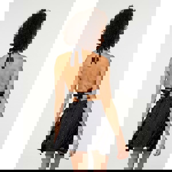 Pink Vanilla Diamante Slinky Halter Dress