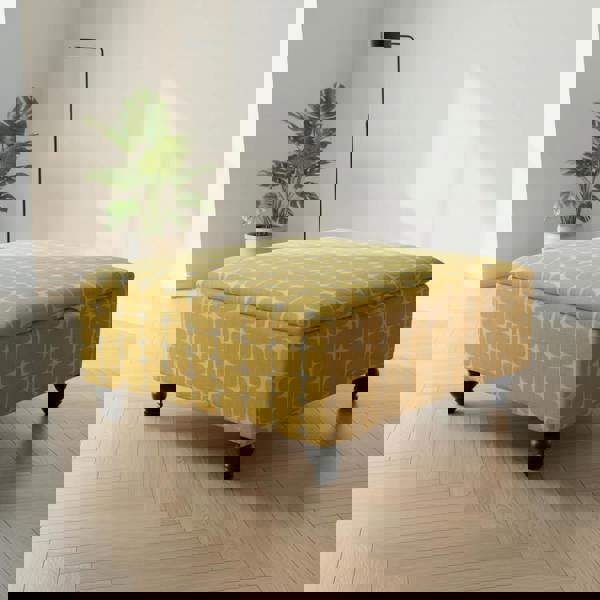 Luxury multi-functional ottoman footrest and coffee table solution