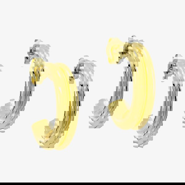 Ted Baker Hilya Gold Tone Half Hoop Earrings TBJ4055-02-03