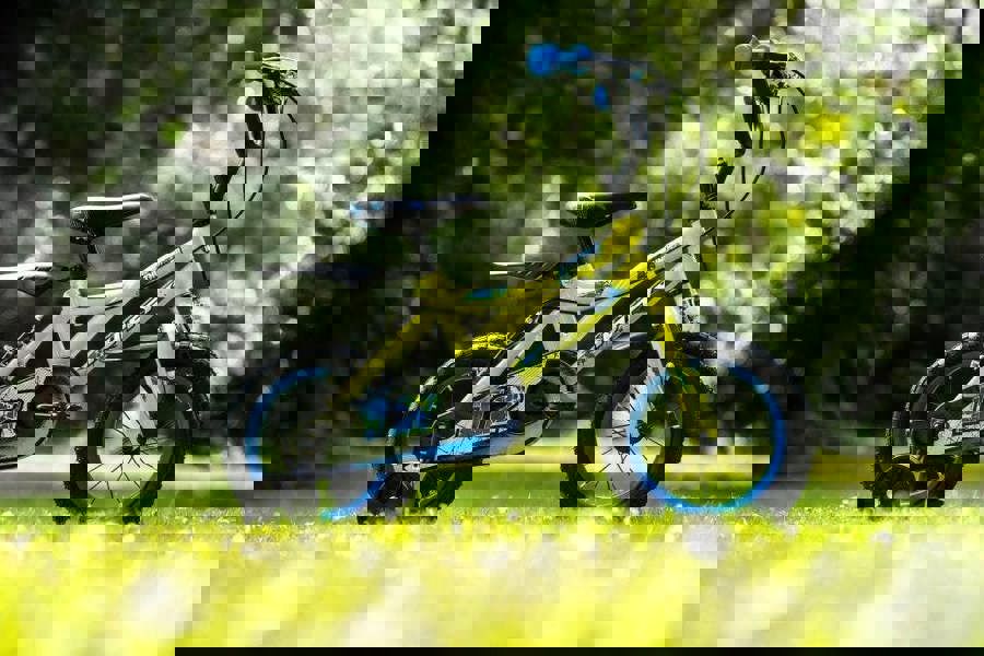 Huffy Pro Thunder 12" Kids Training Bicycle - Yellow/Blue