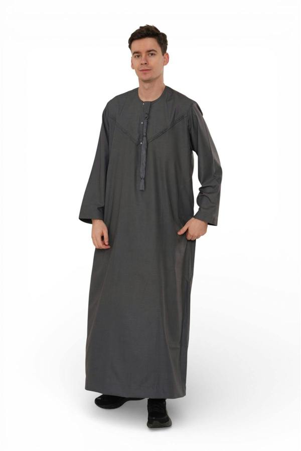Infinity Leather Men's Eid Moroccan Jubba Robe Djellaba Ramadan Eid Thobe - HM11