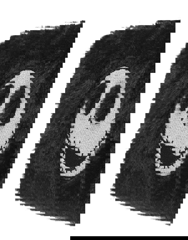 Disney The Nightmare Before Christmas Womens Black The Nightmare Before Christmas Jack Skellington Makeup Bag and Mirror (One Size)