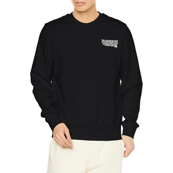 Diesel S-Ginn K29 Felpa Sweatshirt Jumper - Black