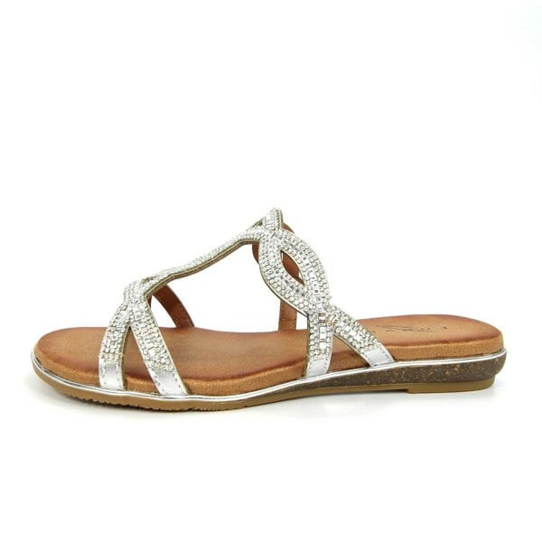 Lunar Women's Gabriela Sandals - Silver