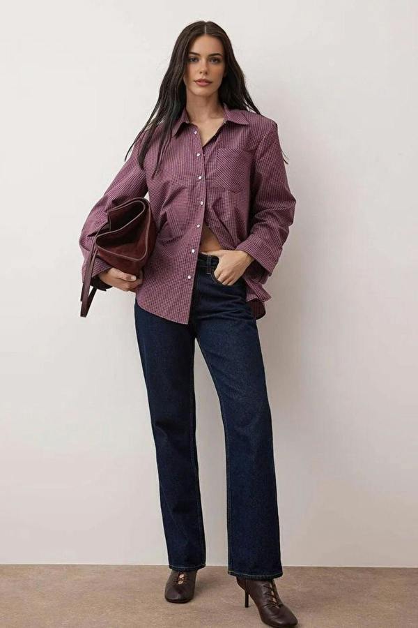 WOVCOR Padded Wide Cuffed Oversize Shirt