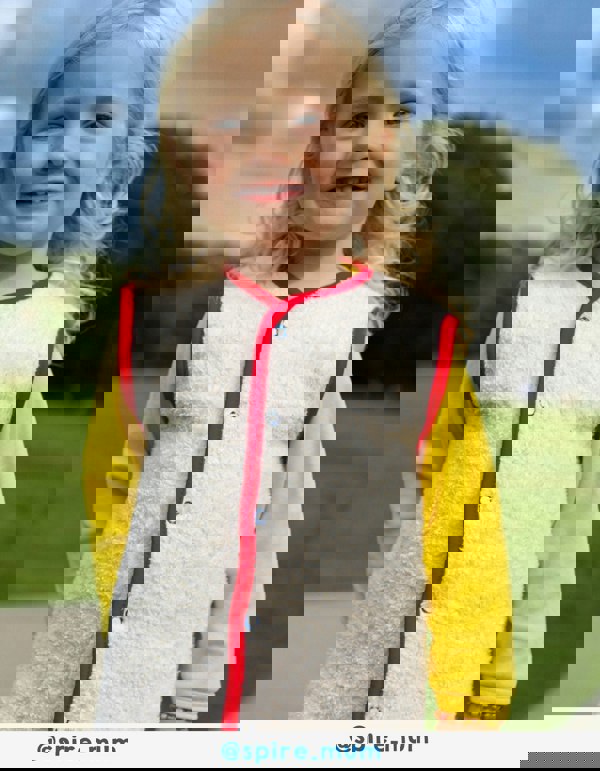 Organic Bold Floral Reversible Gilet - Toby Tiger UK Retail