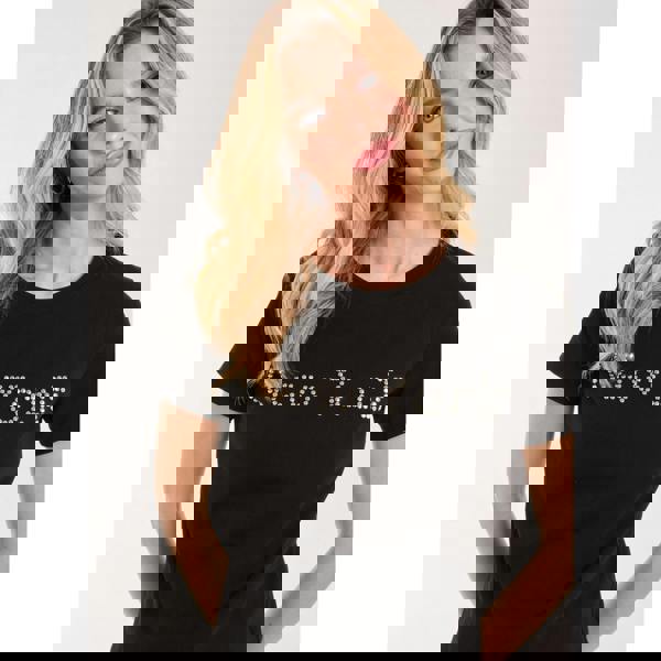 Pink Vanilla New York Diamante T- Shirt