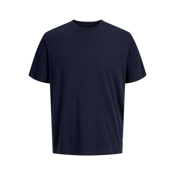 Jack And Jones Mens Basic Plain Regular T-Shirt - Navy Blazer - 