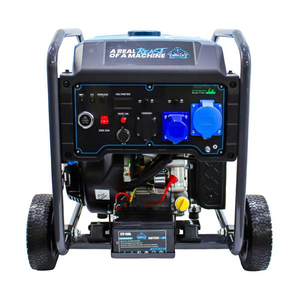 Equip2clean Gorilla Power 6500W Inverter Open Frame Generator with Electric Start - GP6500iE  – High Performance & Fuel Efficient