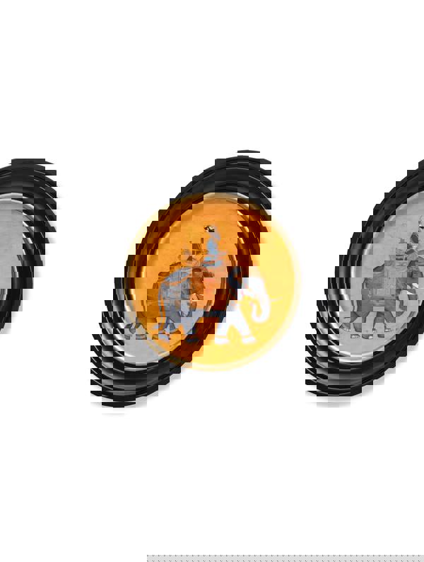 Exceptional Art Royal Saffron Mughals - Oxford round frame