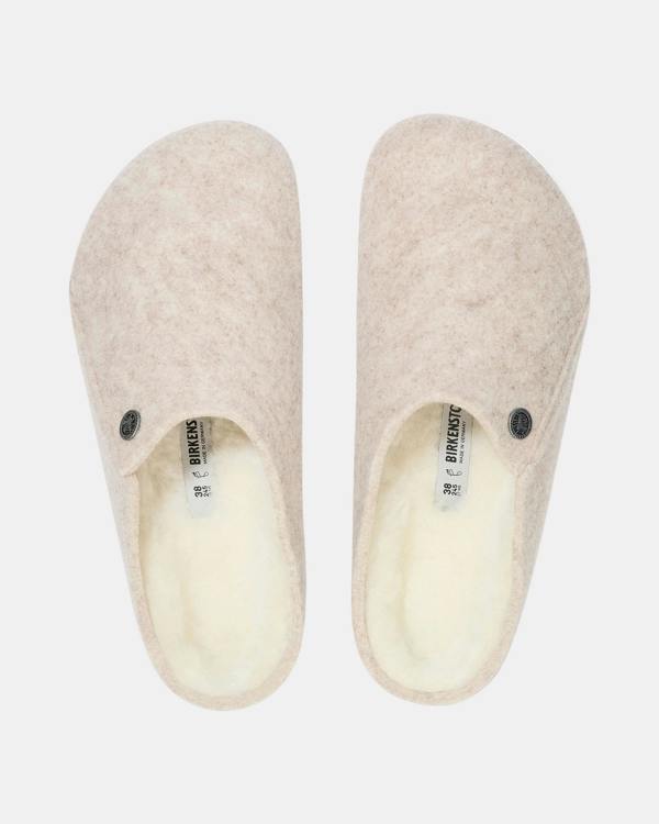 Birkenstock Zermatt Shearling FE Womens Clogs - Eggnog | CHO | Designer Womens Clogs