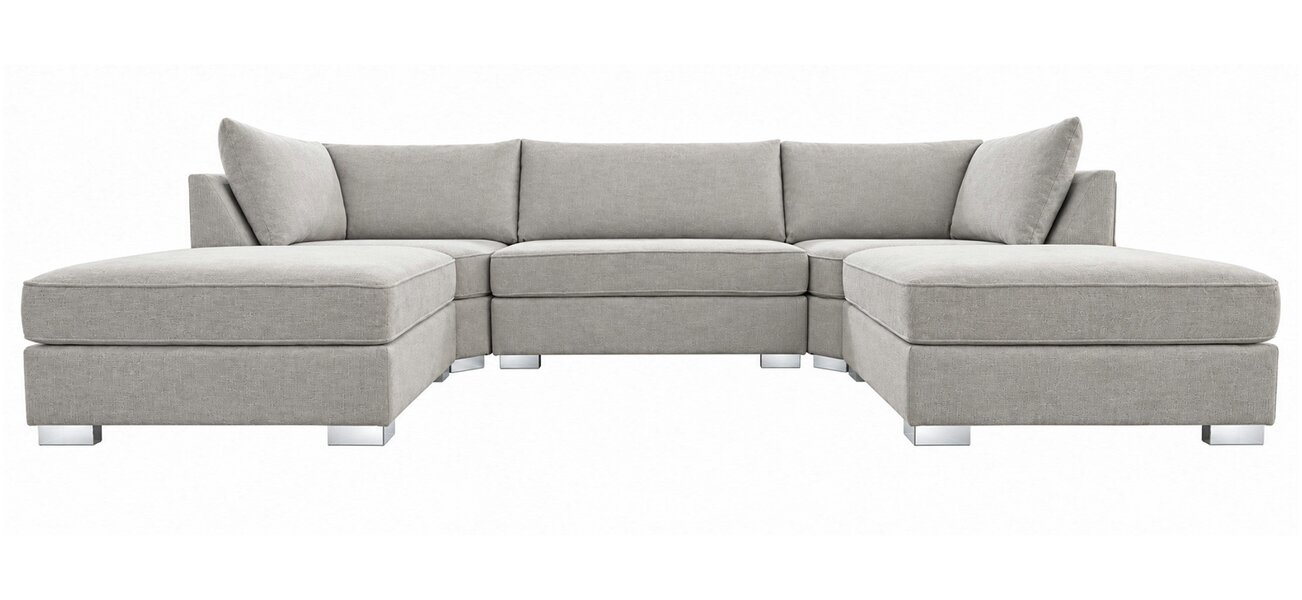 Outdoor Living The Wentworth U-Shaped Modular Corner Sofa with Deep Seat