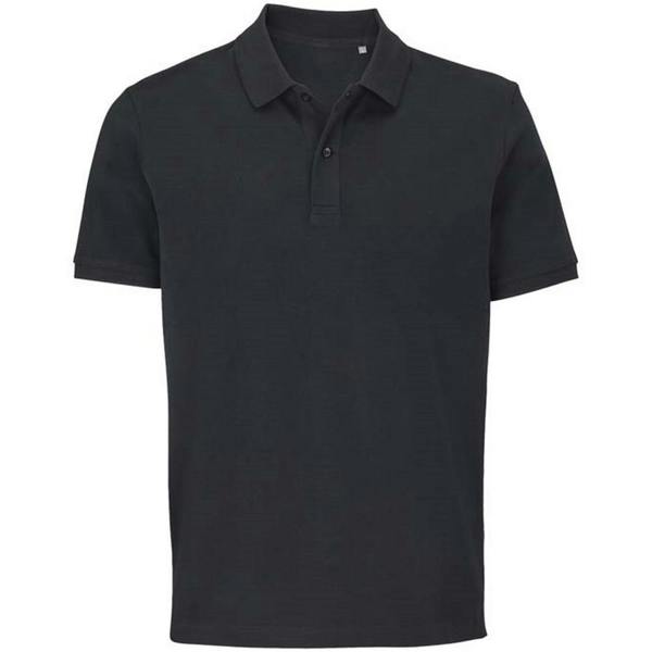 SOLS Unisex Adult Pegase Pique Polo Shirt - Black