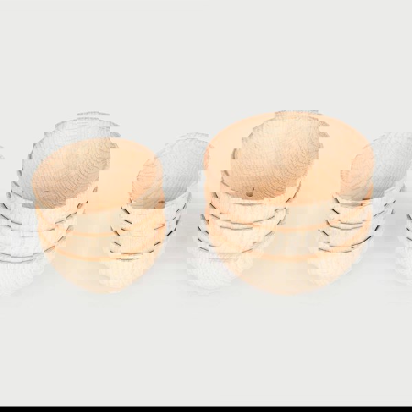 tickit Natural Wooden Bowls
