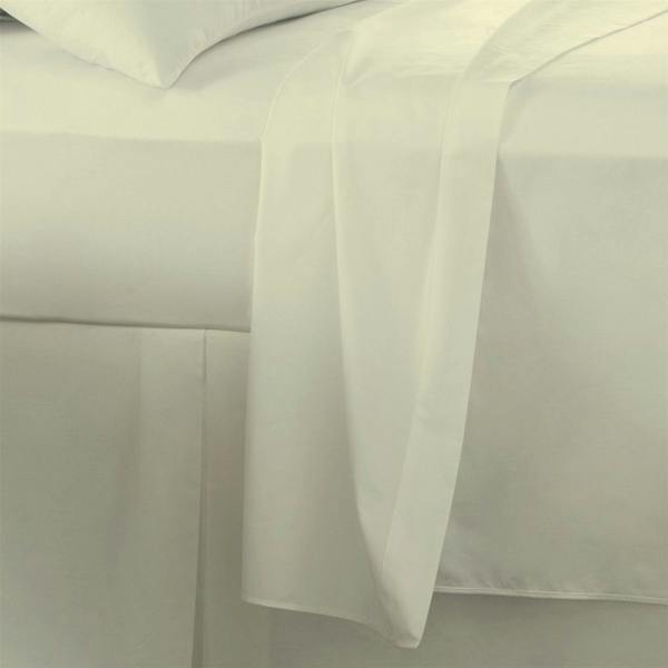 T-400 Fitted Sheet - Cream - Super King