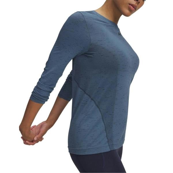 Under Armour Womens/Ladies Vanish Seamless Long-Sleeved Sweatshirt - Blue Smoke - 