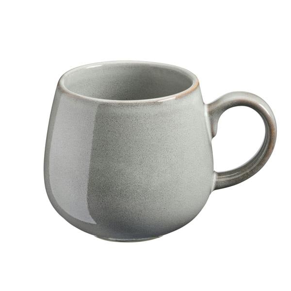 Cooks Professional Set of 4 Nordic Stoneware Mugs | 350ml | Grey