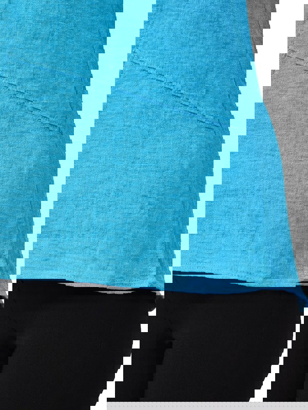 PennyPlain Crosshatch Top - Lagoon