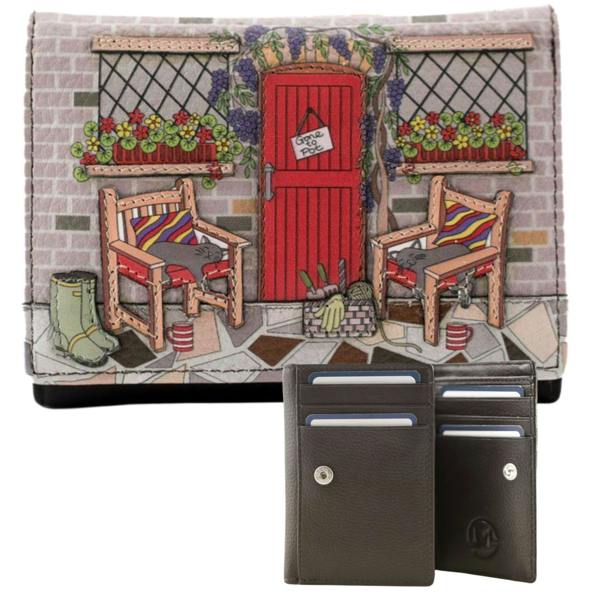 Mala Leather Gone To Pot Collection - Compact Tri Fold