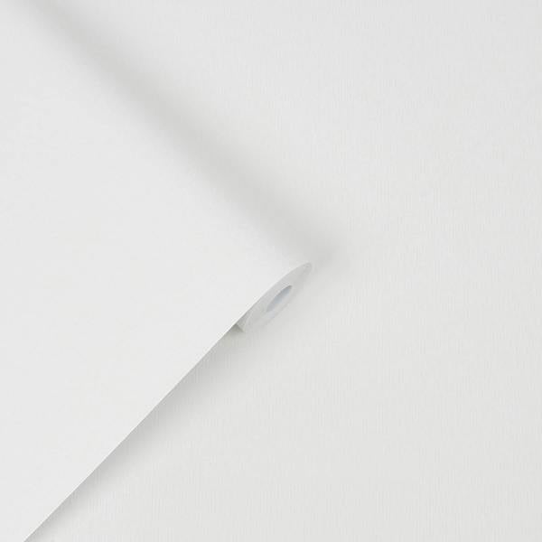 Laura Ashley Blyth Paintable Wallpaper - White - 10m