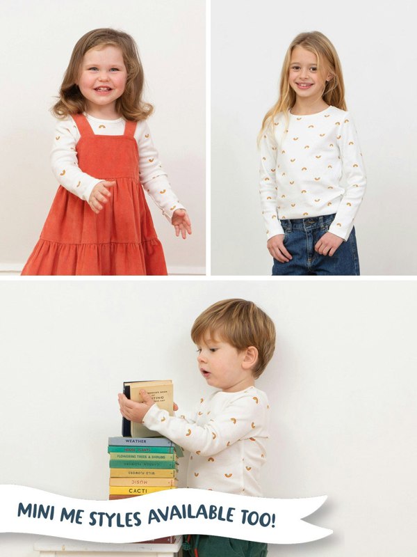 Kite Organic Portesham Jersey Top Little Rainbow
