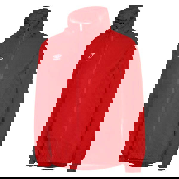 Umbro Mens Total Training Waterproof Jacket - Vermillion/Black