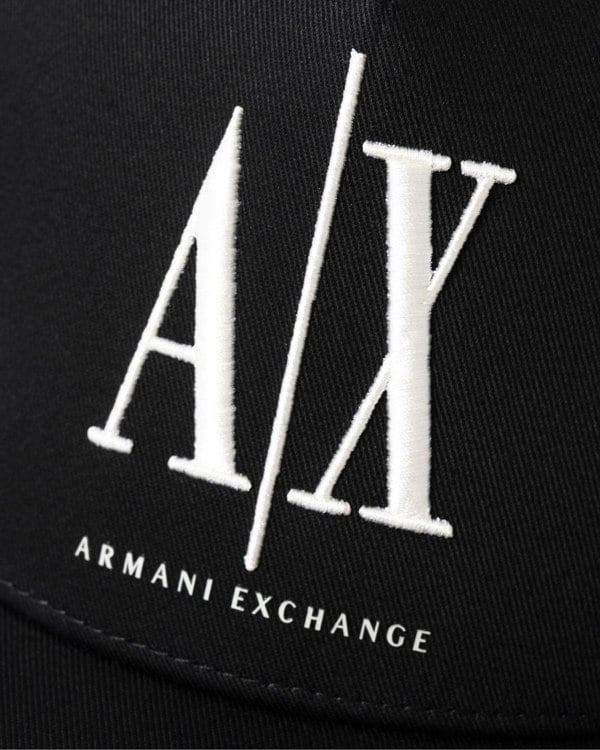 Armani Exchange Mens Large A|X Logo Baseball Cap