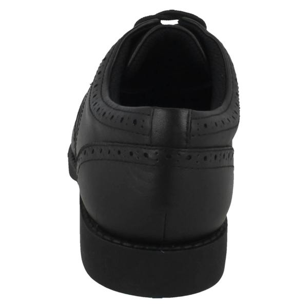 Clarks Girls Clarks Lace Up Brogue School Shoes Tapa Pure