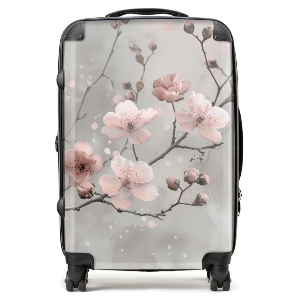 Warren Reed Delicate Spring Blossom Suitcase