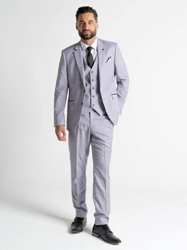 V2 Classic Henry - Lilac Three Piece Suit