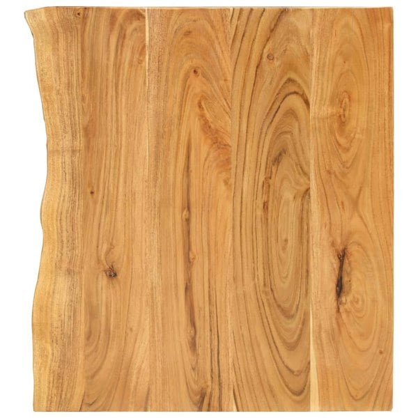 Berkfield Bathroom Vanity Top Solid Acacia Wood 58x52x3.8 cm