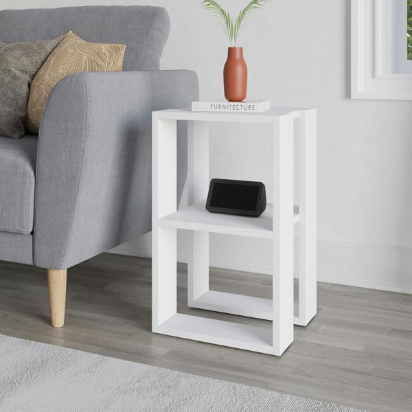 Decortie Lonie Modern Bedside Table Nightstand with Storage Width 34cm