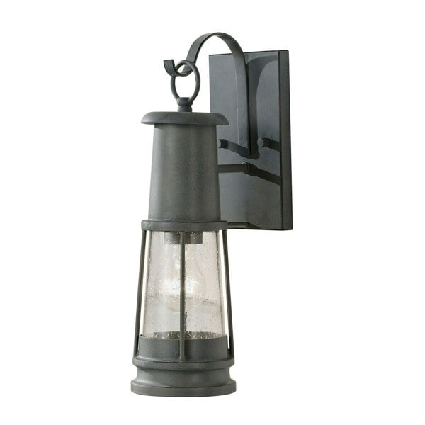 Outdoor IP44 Wall Light Sconce Storm Cloud LED E27 60W Bulb Outside External Loops