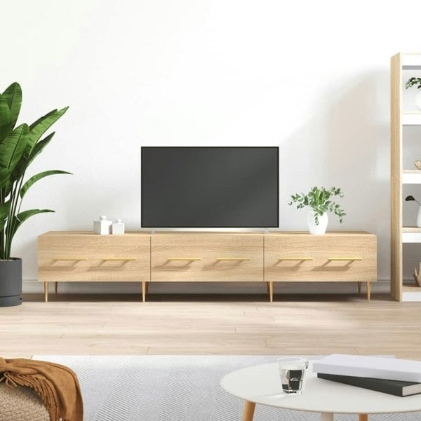 Berkfield TV Cabinet Sonoma Oak 150x36x30 cm Engineered Wood