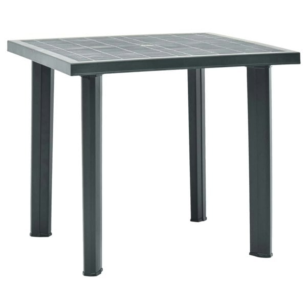 Berkfield Garden Table Green 80x75x72 cm Plastic