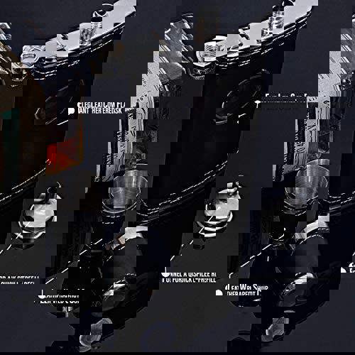 KAV Hip Flask Set with Gift Box 9 oz Hip Flask with Funnel & 2 Shot Cups | Stainless Steel Hip Flask, Hip Flask Gift Set + Funnel