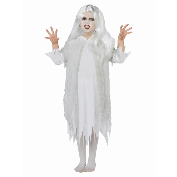 Bristol Novelty Girls Ghostly Spirit Costume - White - 