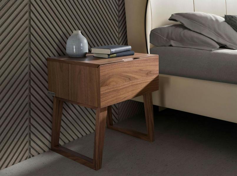 Angel Cerdá Bedside Table Walnut 7005