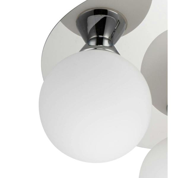 COSYLYTE Bowen Bathroom 3 Light Opal Glass Ceiling Light