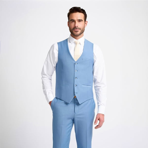 House of Cavani Bond Waistcoat - Ocean Blue