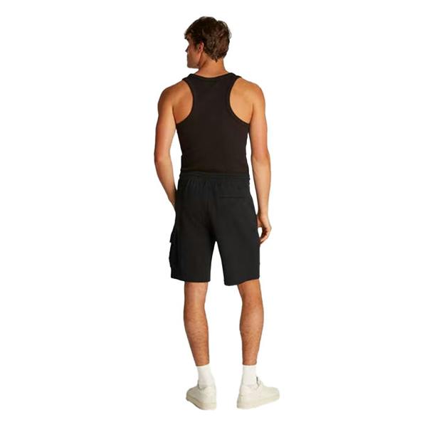 Calvin Klein Mens Cargo Shorts - Black - 