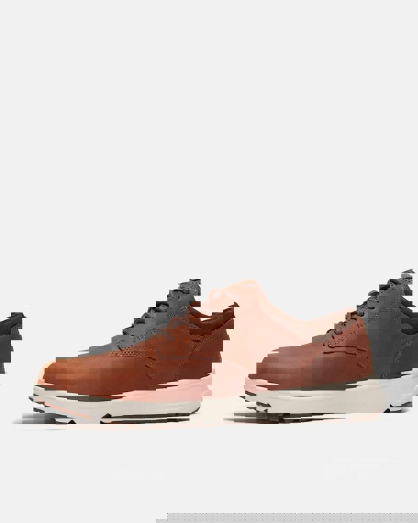 Timberland Parker Street Full Grain Leather Mens Trainers - Rust - CHO - Designer Mens Trainers